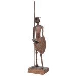 <b>Escultura</b> em bronze representando D. Quixote. Alt. 66,5 cm